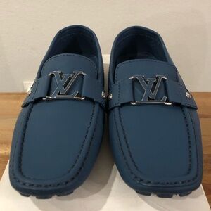 Louis Vuitton LV Men's Blue  Loafers